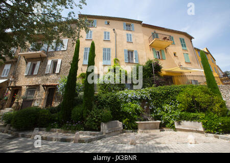Mougins located in the Alpes-Maritimes department in southeastern France on the heights of Cannes, in the district of Grasse. Stock Photo