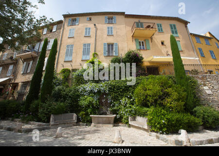 Mougins located in the Alpes-Maritimes department in southeastern France on the heights of Cannes, in the district of Grasse. Stock Photo