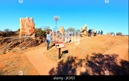 Living Desert Sculpture Park Broken Hill New South Wales Australia Stock Photo