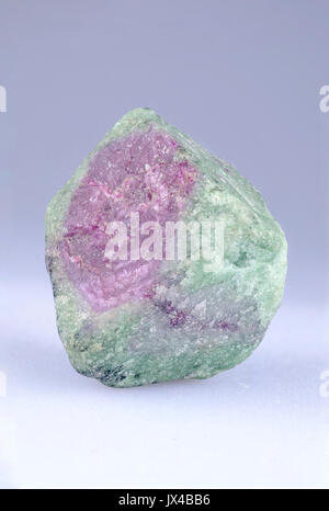 Ruby crystal in zoisite Stock Photo