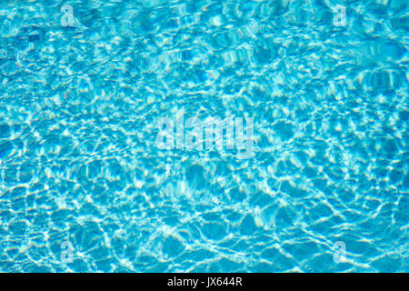 Rippled swimming pool water on a sunny day Stock Photo