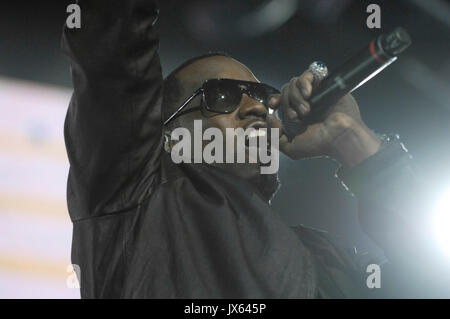 Sean Combs aka Diddy performs 2010 Power 106 Powerhouse concert Honda Center June 19,2010 Anaheim. Stock Photo