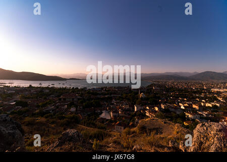 Fethiye city landscape. Turkey arhitecture and nature Stock Photo