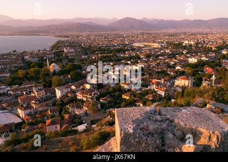 Fethiye city landscape. Turkey arhitecture and nature Stock Photo