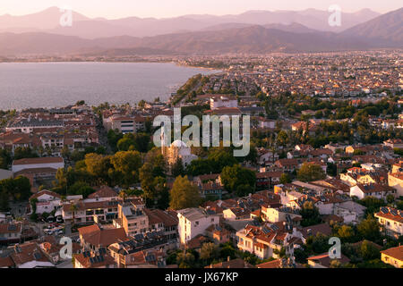 Fethiye city landscape. Turkey arhitecture and nature Stock Photo