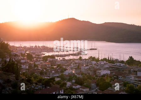 Fethiye city landscape. Turkey arhitecture and nature Stock Photo