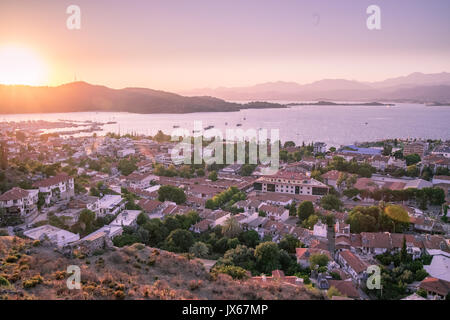 Fethiye city landscape. Turkey arhitecture and nature Stock Photo