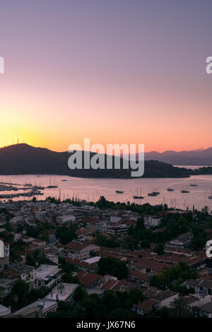 Fethiye city landscape. Turkey arhitecture and nature Stock Photo