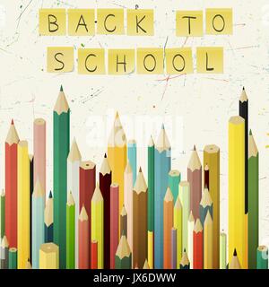 Back to school concept Stock Vector