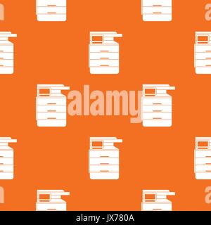 Multipurpose device, fax, copier and scanner pattern seamless Stock Vector