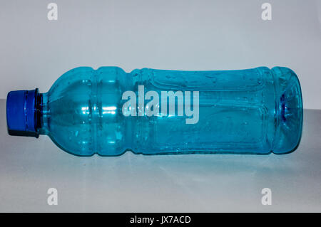 Surabaya,Indonesia -  12 august : this is a blue bottle that i got from store Stock Photo