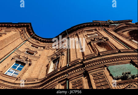 Italy Piedmont Turin Carignano palace Stock Photo