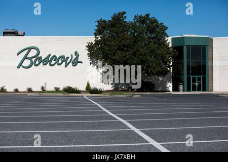 A logo sign outside of a Boscov's retail store in Camp Hill, Pennsylvania on July 30, 2017. Stock Photo