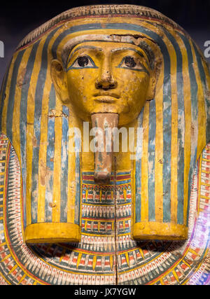 Detail of Egypt sarcophagus Stock Photo