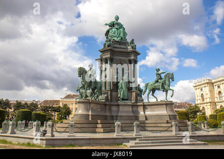 Maria Theresa statue in Vienna, Austria Stock Photo