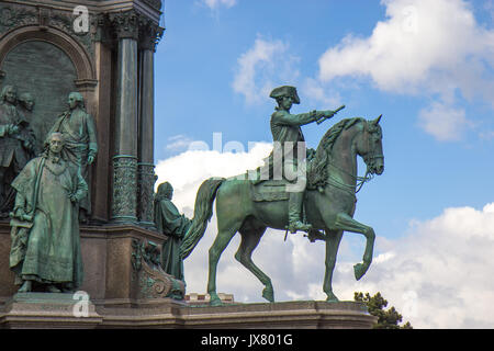 Maria Theresa statue in Vienna, Austria Stock Photo