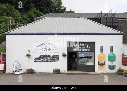 Tobermory Distillery, Tobermory, Isle of Mull, Scotland Stock Photo