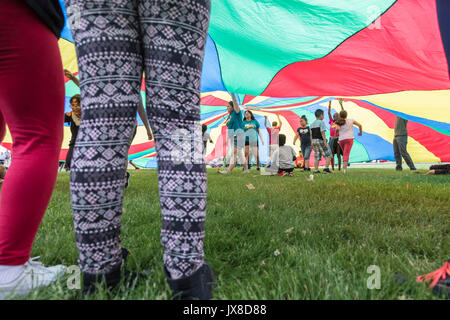 Detroit Michigan Volunteers With The Summer In The City Program Stock Photo Alamy