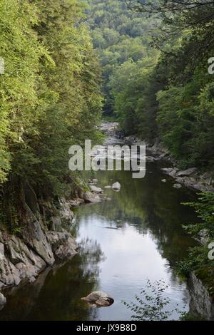 Views around Downtown Northampton in Western Massachusetts in New England Stock Photo