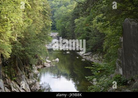 Views around Downtown Northampton in Western Massachusetts in New England Stock Photo