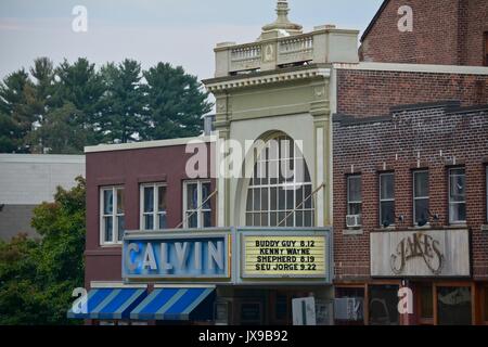 Views around Downtown Northampton in Western Massachusetts in New England Stock Photo