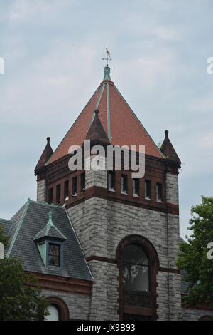 Views around Downtown Northampton in Western Massachusetts in New England Stock Photo