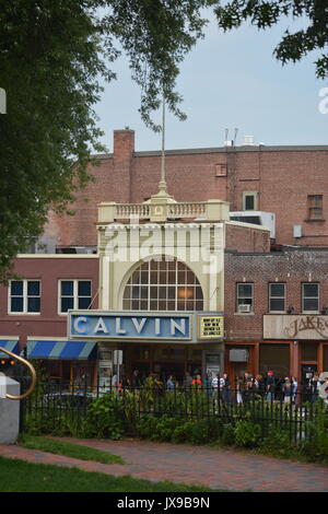 Views around Downtown Northampton in Western Massachusetts in New England Stock Photo