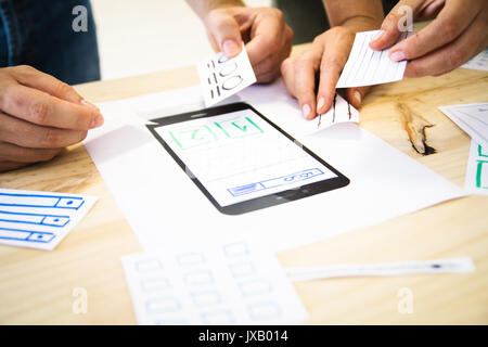 ux designers working Stock Photo