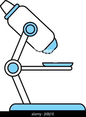 microscope vector illustration Stock Vector