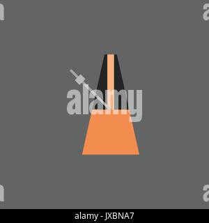 Metronome Icon Music Equipment Concept Stock Vector