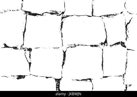 Brick texture. Grunge stone packground. Vector pattern. Stock Vector