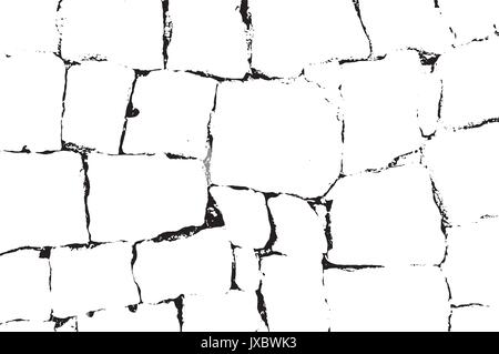 Brick texture. Grunge stone packground. Vector pattern. Stock Vector