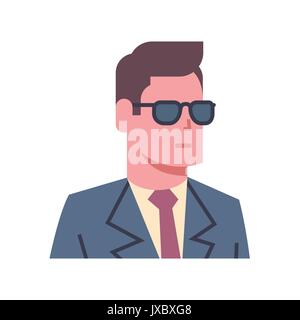 Male Upset Emotion Icon Isolated Avatar Man Facial Expression Concept Face Stock Vector