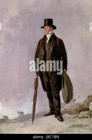 WILLIAM BUCKLAND (1784-1856)  English geologist and theologian as President of the Geological Society of London by Richard Ansdell Stock Photo