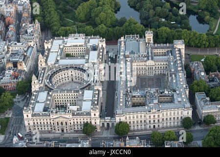 An aerial view of Downing Street in Whitehall, London Stock Photo - Alamy