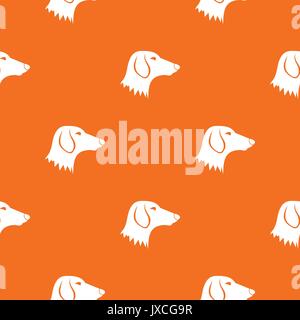 Dachshund dog pattern seamless Stock Vector