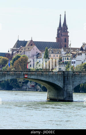 View of Basel old town, Switzerland. Stock Photo