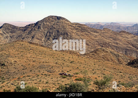 Overland Adventure touring in Namibia Stock Photo