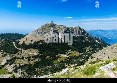 Mount Lovcen in Southern Montenegro Stock Photo