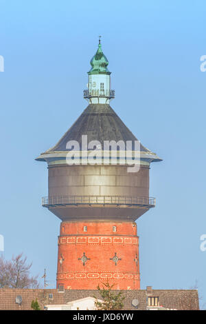 Old Water Tower at the Steeger Street in Velbert, Germany. Stock Photo