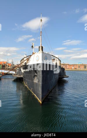 Bow of PSS Wingfield Castle Stock Photo