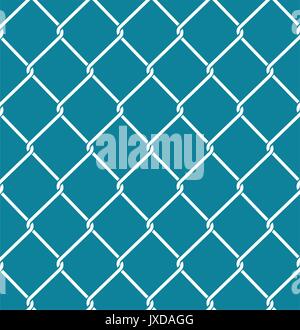 Rabitz seamless pattern. Mesh netting ornament. Mesh fence background Stock Vector