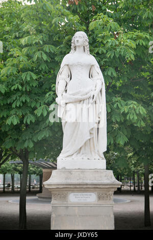 Statue of Anne d'Autriche at Luxembourg Gardens in Paris, France Stock Photo