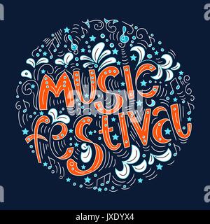 Musical instruments illustration. Colorful vector background with abstract objects Stock Vector