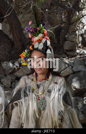 Aryan Female, Ladakh Stock Photo