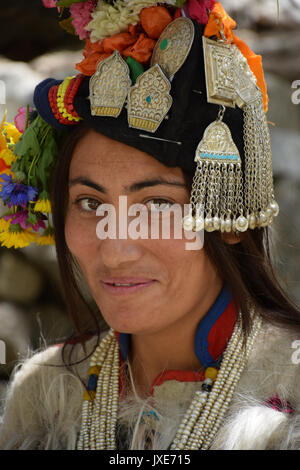 Aryan Female, Ladakh Stock Photo