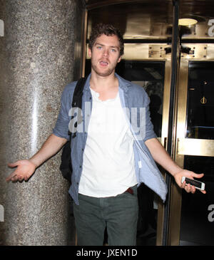 New York, USA. 16th Aug, 2017. Finn Jones at New York Live promoting Marvel's The Defenders in New York City on August 16, 2017. Credit: MediaPunch Inc/Alamy Live News Stock Photo