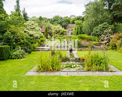 The Millennium Garden, part of Burrow Farm Gardens, Devon's Secret Garden at Dalwood near Axminster is the creation of Mary Benger. Stock Photo