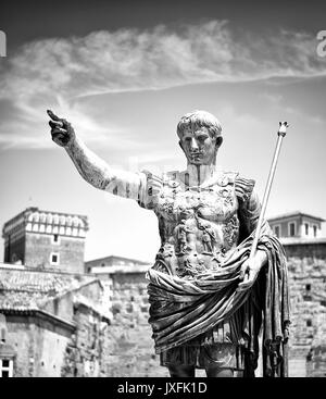 Augustus: the Roman emperor Stock Photo