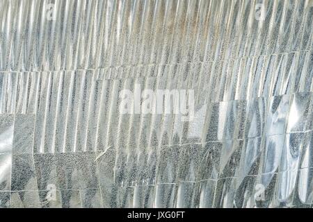 Textured Background, Close Up of Old Car Headlight or Headlamp of The Vehicle with Abstract Effect. Stock Photo